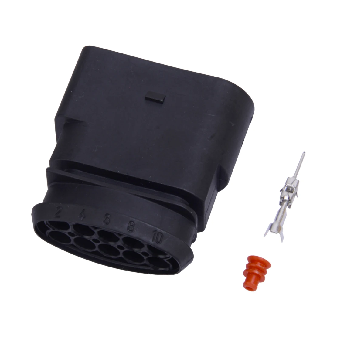 

Headlight Male Connector Housing Plug Adapter with Terminals Seals 1J0973835 fit for Audi Skoda Seat VW
