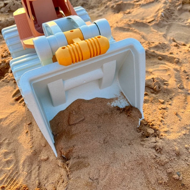 1Set Children Beach Play Toys Sand Castle Mold Shovel/Rake/Bucket/Bulldozer Tool Toddler Boys Girls Funny Summer Travel Toy 5