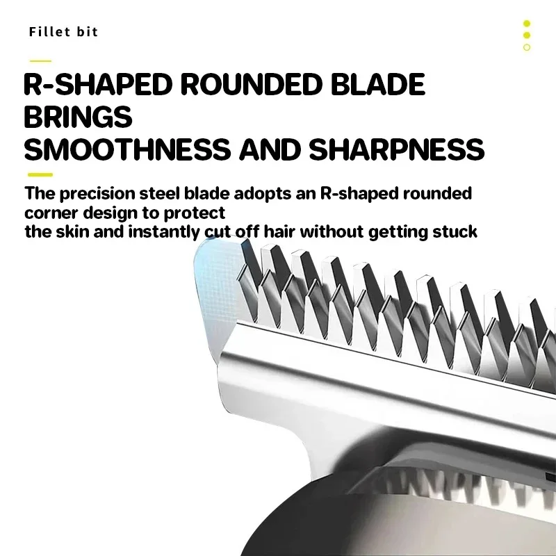 Kemei 4 in 1 Cordless Hair Trimmer Men's Shaver Cordless Razor Hair Clipper Set Electric Nose Beard Trimmer Hair Cutting Machine 4
