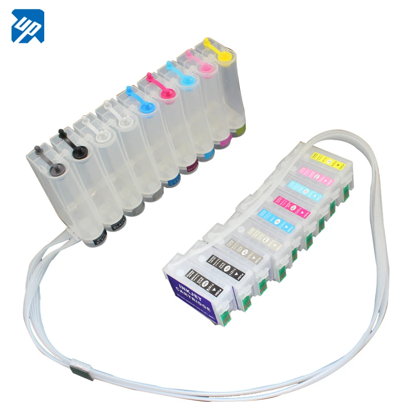 Continuous Ink Supply System for Epson P600 Surecolor P600 Surecolor SC-P600 Printer with Auto Reset Chips T7601