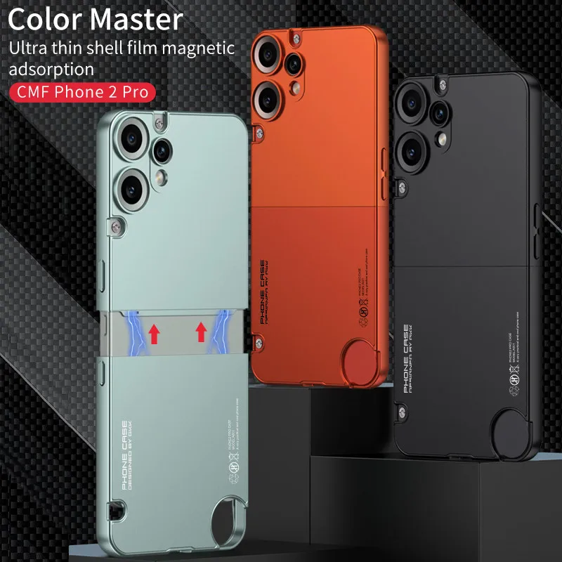 Sleek Ultra-Thin Detachable Hard Case with Lens Protection