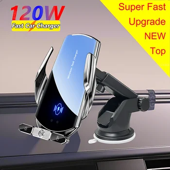 Car Phone Holder Wireless Charger For iPhone 12 13 14 15 Pro Max Sucker For Windshield Dashboard Air Vent Fast Charging Station 1