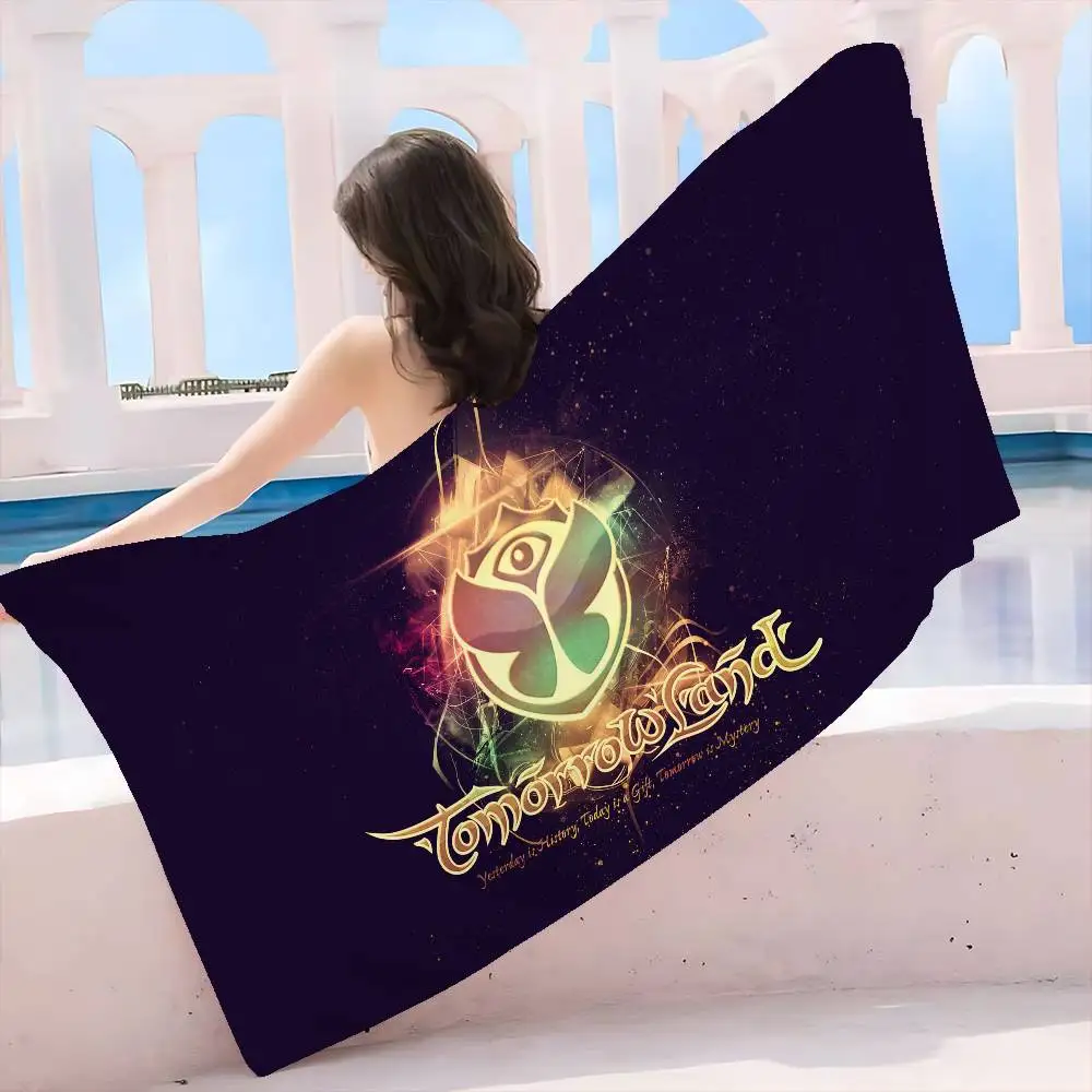 Tomorrowland Music Logo Microfiber Beach Towel Absorbent Quick dry Soft Yoga Swimming Resort Mountain Climbing Towel