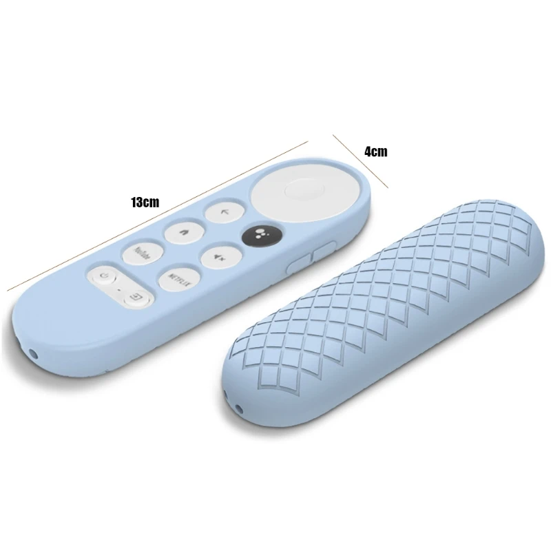 066A custodia protettiva antiscivolo custodia in Silicone custodia in pelle compatibile con Chromecast TV 2020 telecomando vocale