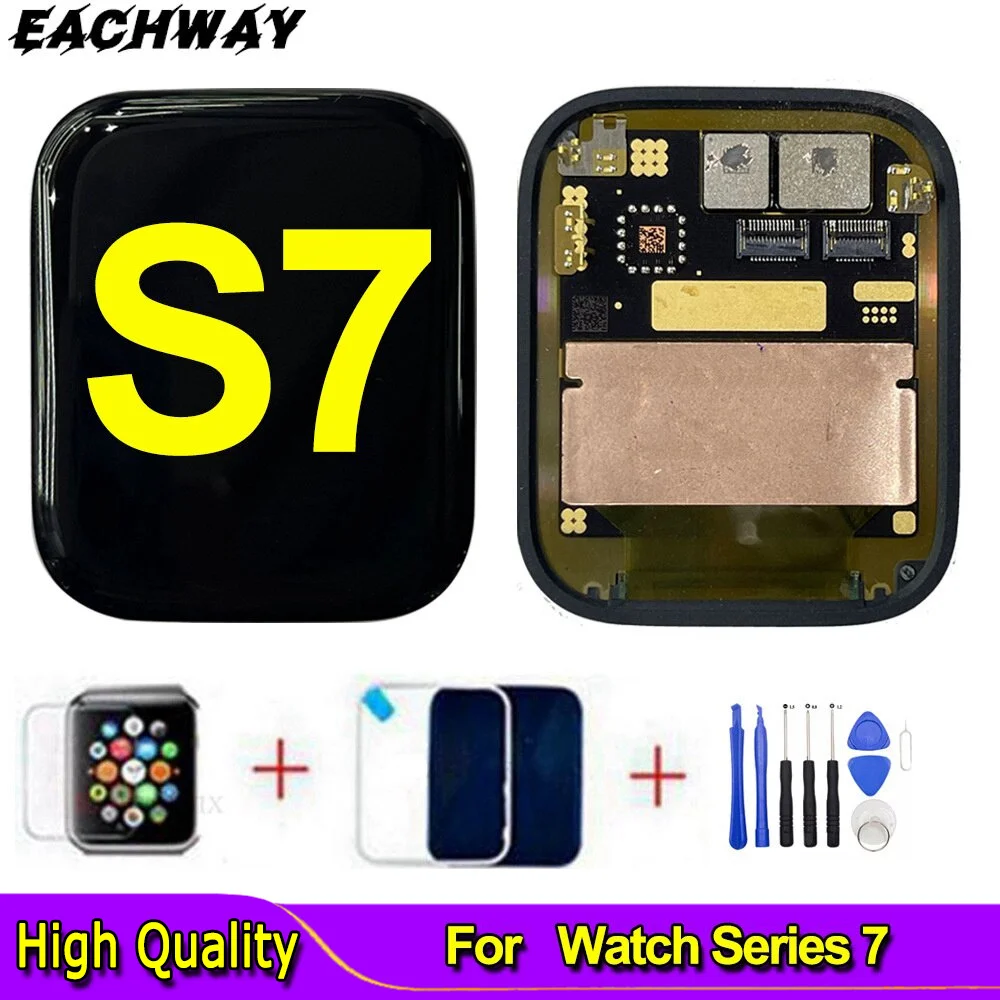 

Tested For AP Watch Series7 LCD Display Touch Screen Assembly For AP Watch Series S7 41MM 45MM LCD Pantalla Replacement Parts