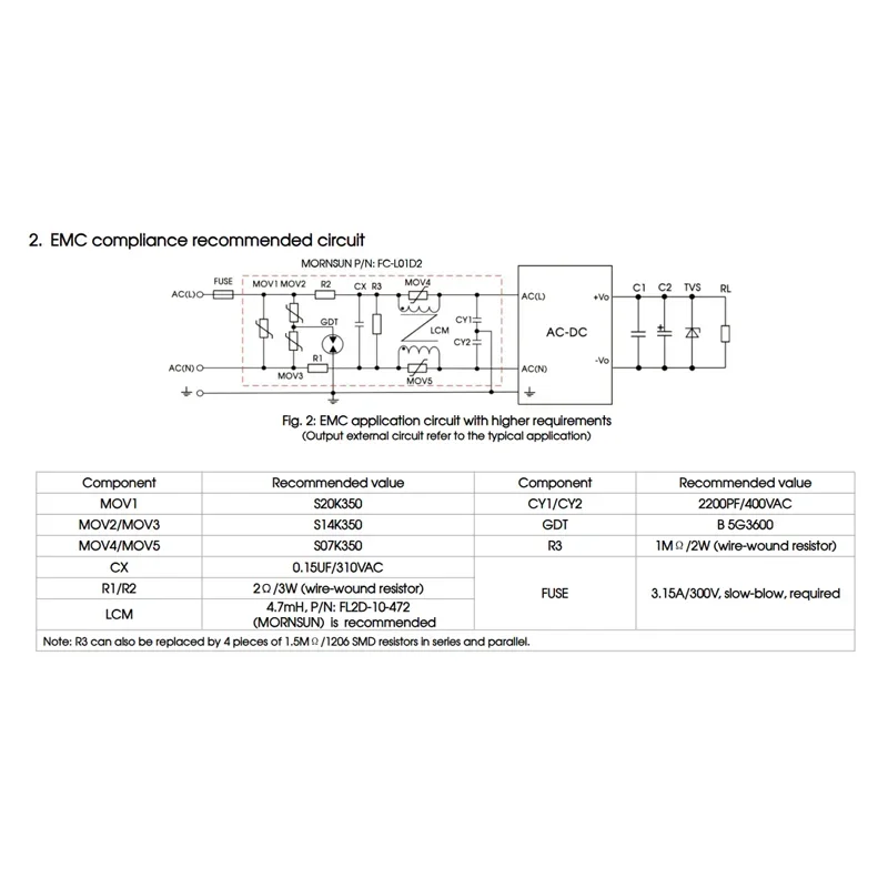 AC-DC 전원 공급 장치, 비절연 전압 조정기, LH20-23B09R2 LH20-23B12R2, 85-305V 9V, 12V 모듈, 20W