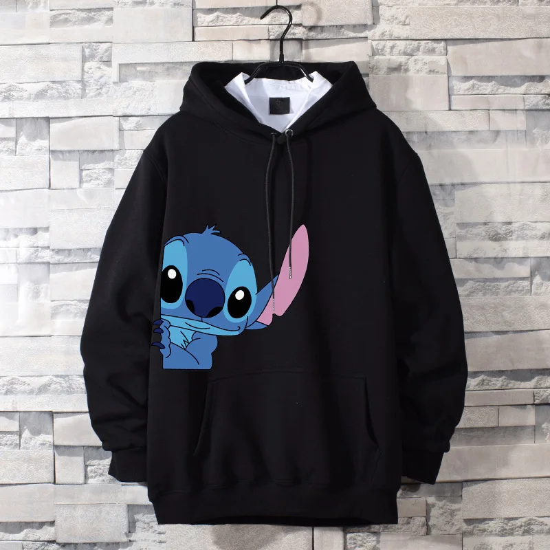 thumbnail image 1 of Sudadera con capucha de Disney para mujer, suéter holgado con capucha de Stitch, otoño e invierno, 2023, 1 of 5