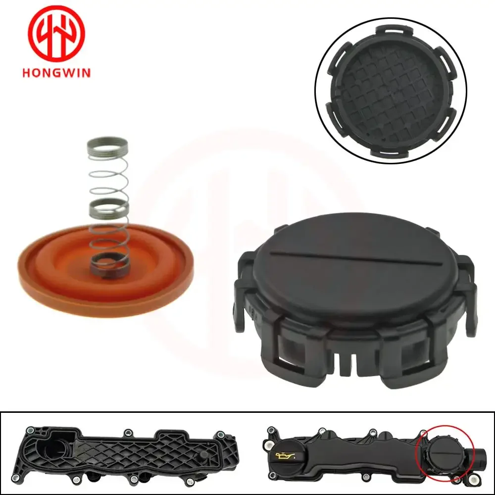 0248L1,30711484,1479837 Engine PCV Valve Cover Repair Kit With Membrane For Citroen 1.6 HDI Berlingo C2 C3 C4 C5 Peugeot 206 307 engine pcv valve cover repair kit
