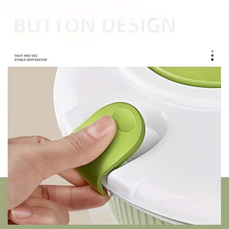 Salad Spinner & Vegetable Dryer-Durable Plastic, Perfect For Restaurants
