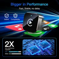 (Version 2026 Améliorée) Adaptateur CarPlay sans fil pour Apple iPhone et Android, petite taille, Plug and Play, connexion sans fil rapide et stable 5