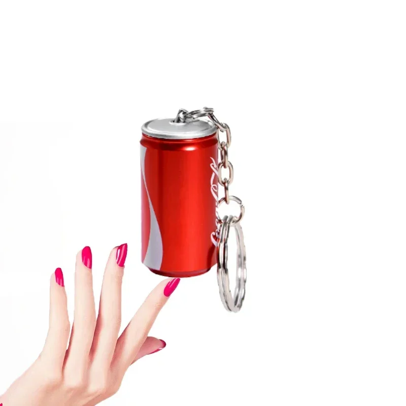 Creative Coke Latas com Chaveiro Usb 2.0 Flash Drive Pen Drive Portátil Memória Stick de Capacidade Real 64gb 32gb 16gb 8gb u Disco - Imagem 5