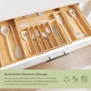 Flatware and Utensil Organizer for Kitchen Drawers, Food-Safe Contract Grade, Expandable From 18 To 33 In 3