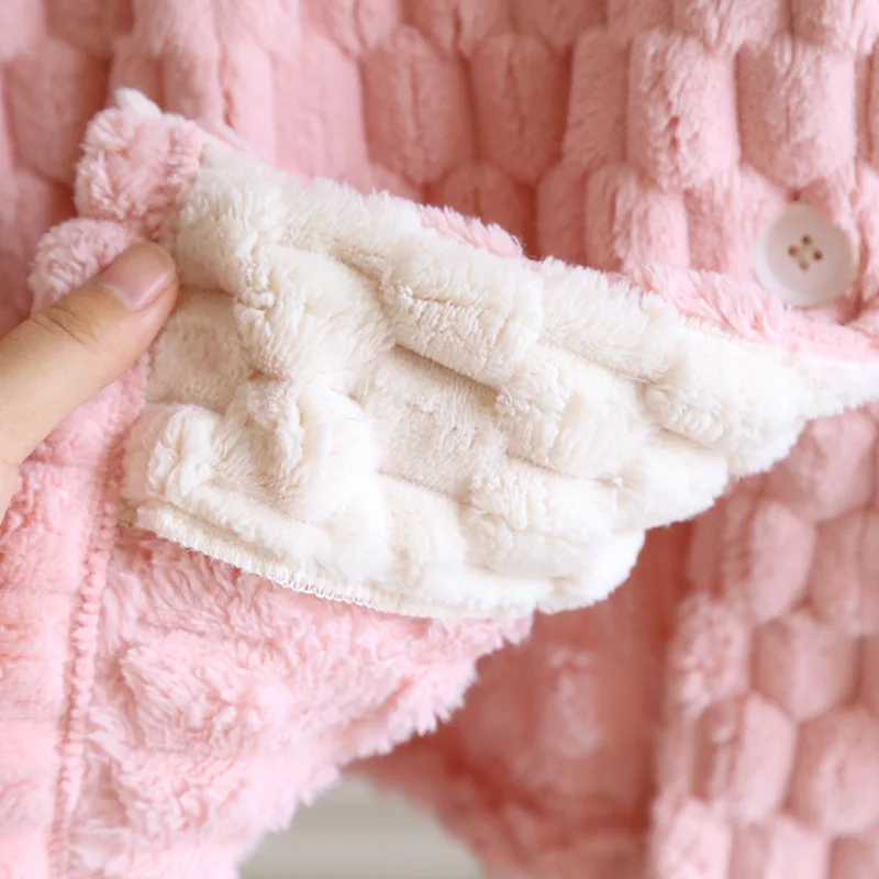 Winter Warm Sleepwear Bathrobe Female Robe For Women Nightie Women Pajama Flannel Thickened Warmth Nightwears For Ladies