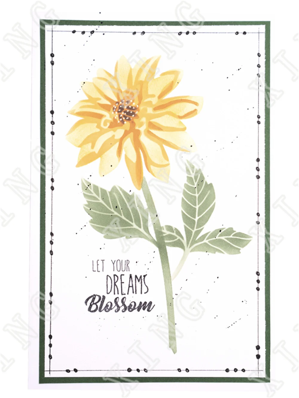 2022 Floral Patterns Anemone Dahlia Magnolia Layering Stencils Diy Painting Paper Scrapbooking Coloring Kids Fun Drawing Molds