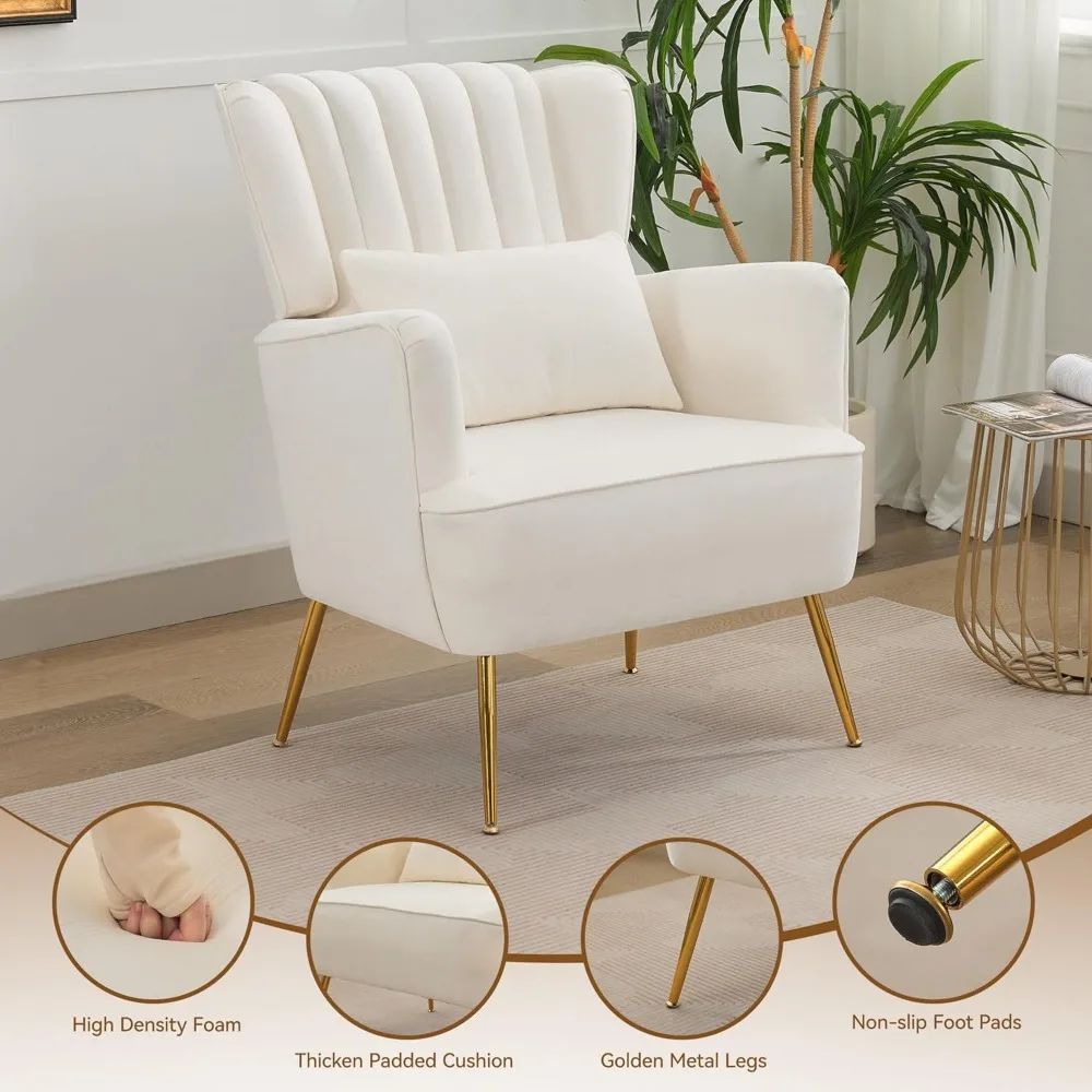 Fabric Accent Armchair 3