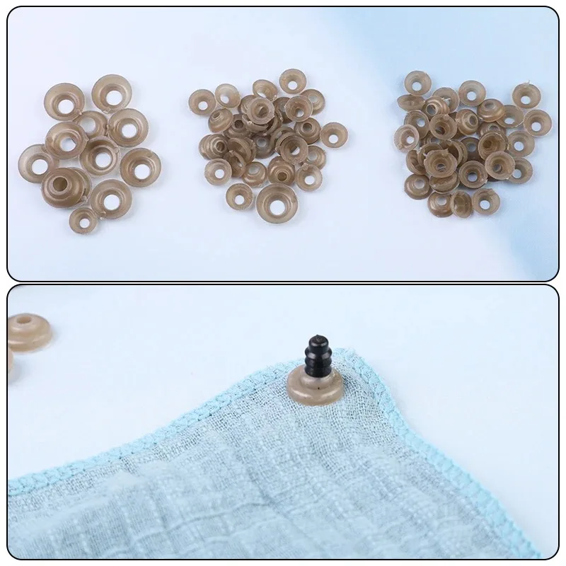 Plastic Safety Eyes Plastic Safety Noses 10mm 12mm 14mm Round Gaskets Washers for Plastic Safety Eyes Nose Back for Bear Doll Animal Toys DIY Craft Accesorios