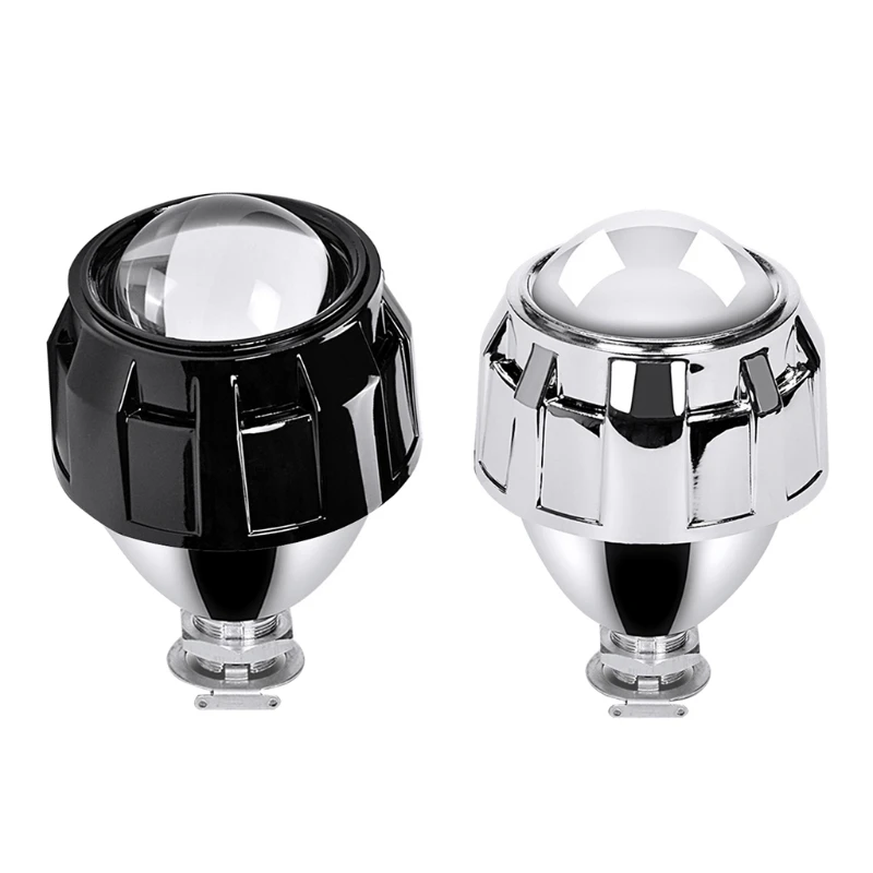 

090E 2Pcs Bifocal Lens Set Mini for Hid 2.5 Inch H1 Xenon Lamp Car Headlight for DC 1