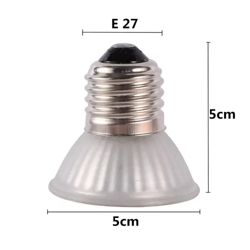 25/50/75W UVA+UVB 3.0 Reptile Lamp Bulb Turtle Basking UV Light Bulbs Heating Lamp Amphibians Lizards Temperature Controller 1Pc - Image 2