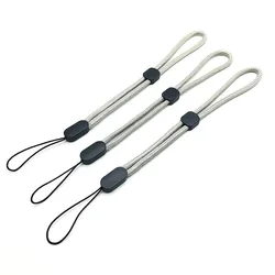 Set of 3 Adjustable Hand Strap Lanyards - Nylon fiber (Gray)
