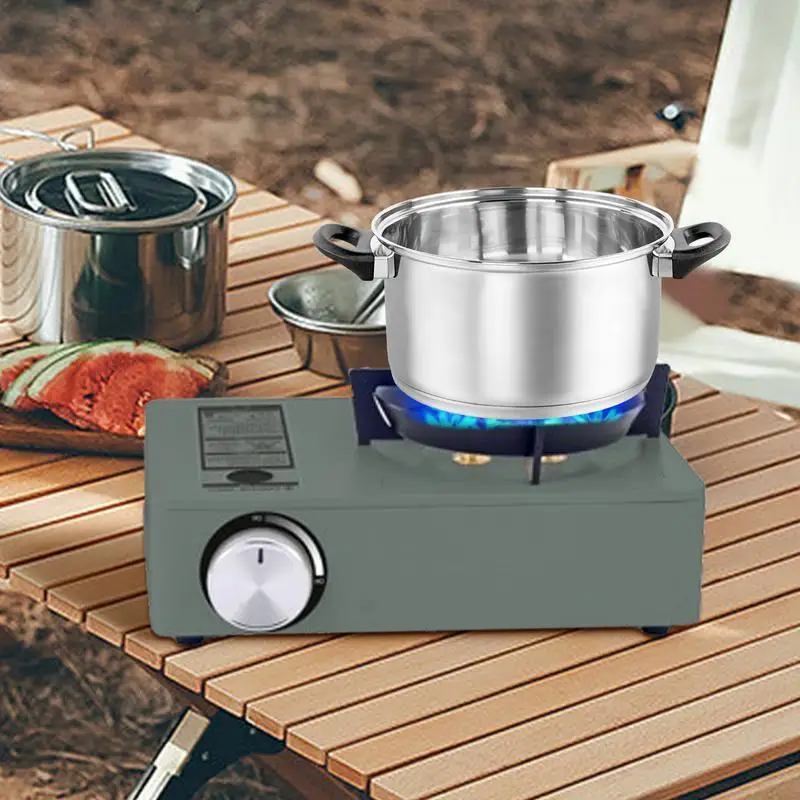 Hiking Stoves Backpacking Portable Universal Stove For Outdoors Outdoor Cooking Tools Small Stove For Soup Pots Kettle Frying