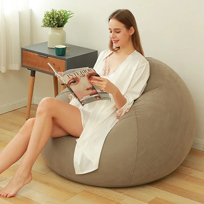Hot Lazy Inflatable Sofa Chair PVC Single Lounger Ball Sofa Couch Tatami Living Room Chair Furniture 3