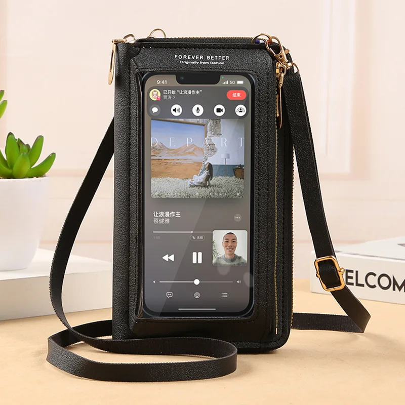 Touch Screen Phone Bag Crossbody Bags Women RFID Multifunctional