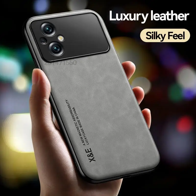 Per Xiaomi Poco M5 4G Custodia In Pelle Di Lusso Con Supporto Magnetico Custodia Per Telefono Per Poco Poko Poco Poco Poco Poco M 5 M5 Cover Posterior