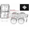 Anti-skid Board Decoration Plate For 1/14 Tamiya RC Truck King Hauler 56301 Tractor Tamiya LESU Tractor Upgrade Parts 1