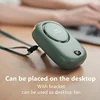 Three Gears Adjustable Desktop Mini Portable Hanging Neck Fan Hanging Waist Hands-free Fans with Screen Display Noise Reduction 3