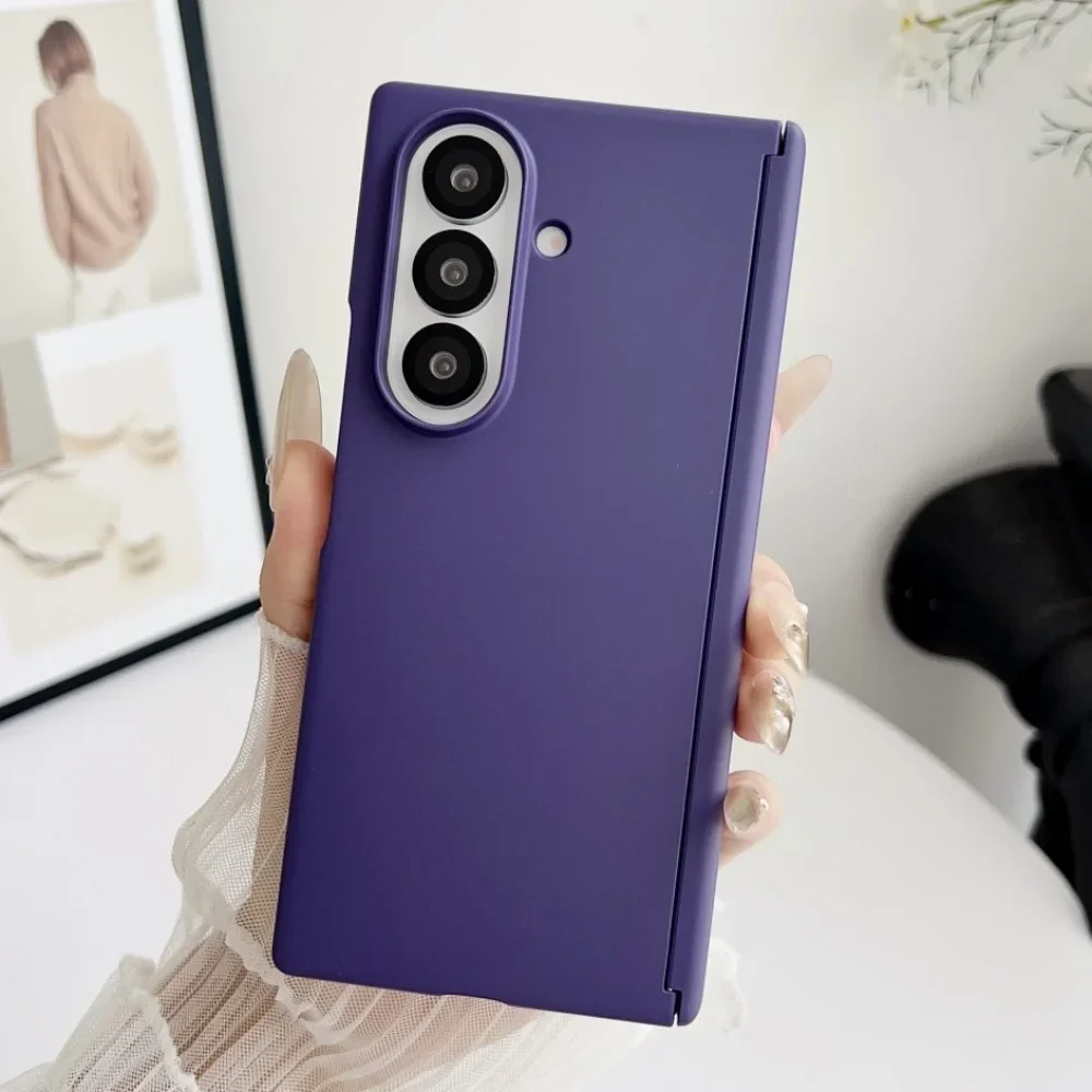 Matte Slim Shockproof Hinge Phone Case with Durable Connection Cover