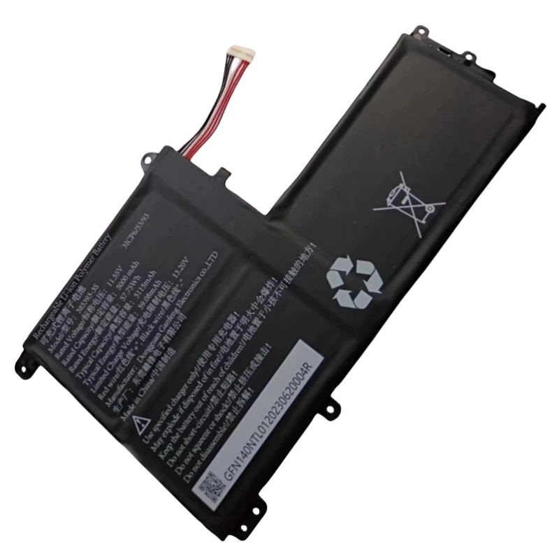 Nova Bateria 5853933s para Itel Espírito Gfn140ntl01 Laptop para H-book 15 T74e4w Mak4 T32e3w T52e4w Netbook Tablet pc - Imagem 4