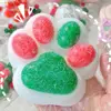 Christmas Cat Paw Pinch Decompression Toy Slow Rebound Stress Relief Cat Claw Squishy Fidget Toy Relief Relax Soft Squeeze Toy 5