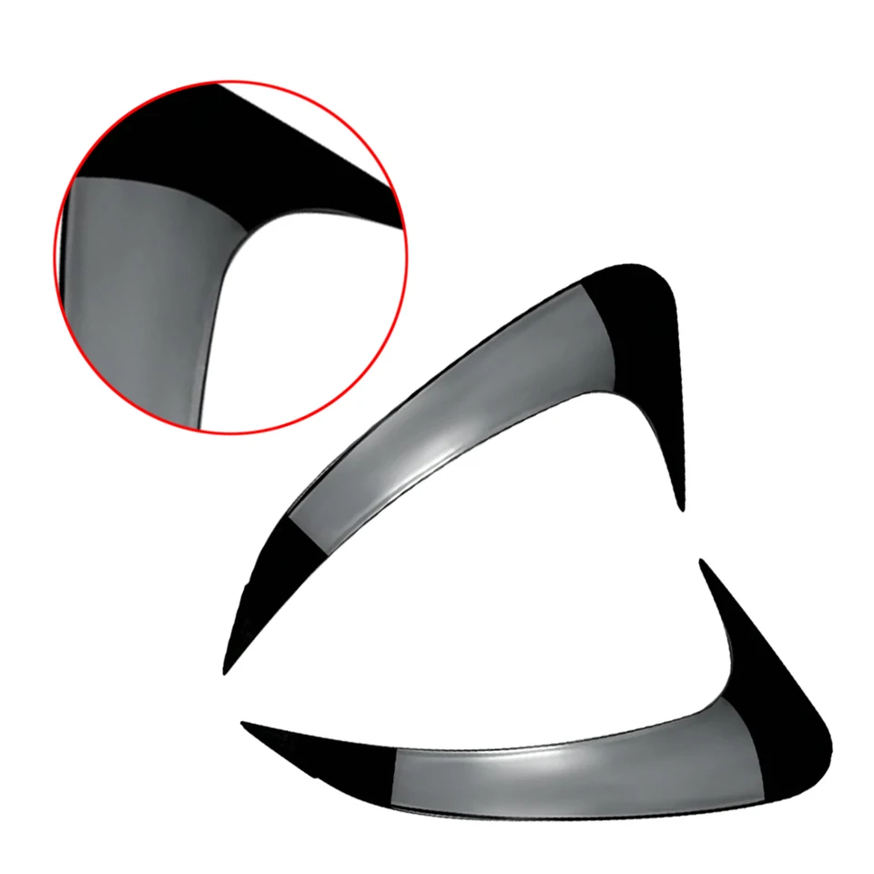 Elegante Coppia Spoiler Per Paraurti Posteriore Per Mercedes Classe EQE V295 Line (2023+) - Nero Lucido, ABS Antigraffio, Kit Di 2 Pezzi