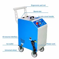 Machine de nettoyage à la glace sèche, machine à fabriquer de la glace sèche, multi-nettoyeur Plus Maker, système stable pour une utilisation longue durée en usine 5