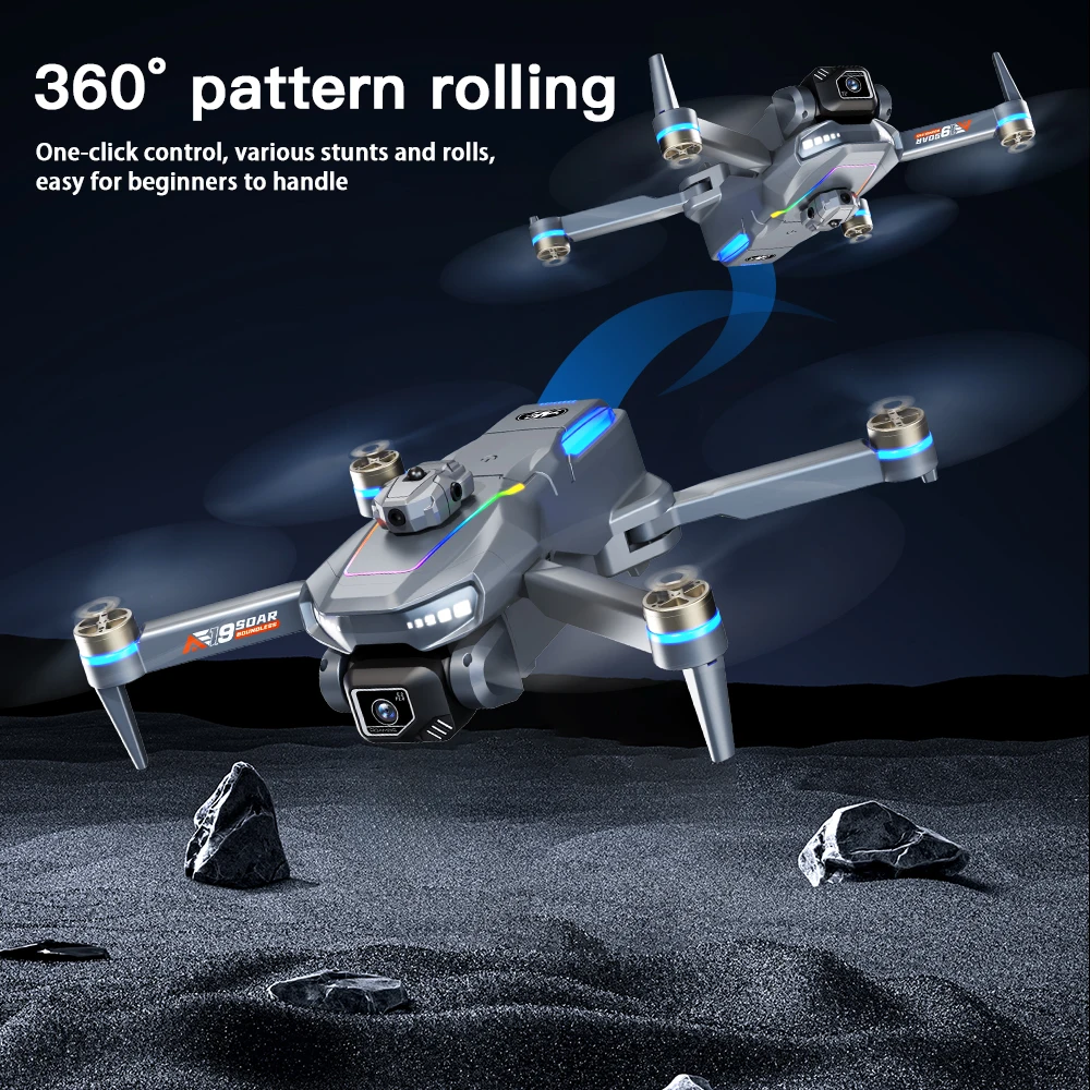 Per Xiaomi 2026 NUOVO AE19 Drone Con telecomando Evitamento Ostacoli 8K HD Doppia Fotocamera Brushless WiFi FPV Pieghevole Quadcopter - immagine 6