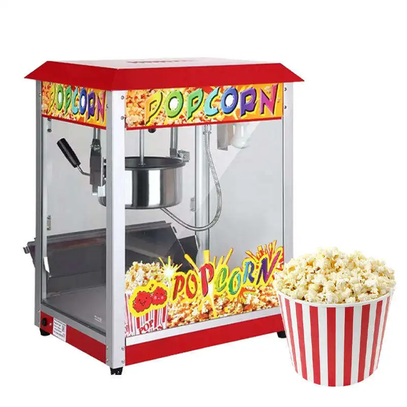 Industrial Electric Automatic Popcorn Machine Commercial Popcorn Making Machine