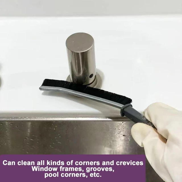 Hard-Bristled Crevice Cleaning Brush Grout Cleaner Scrub Brush Deep Tile  Joints Crevice Gap Cleaning Brush Tools Accessories - AliExpress