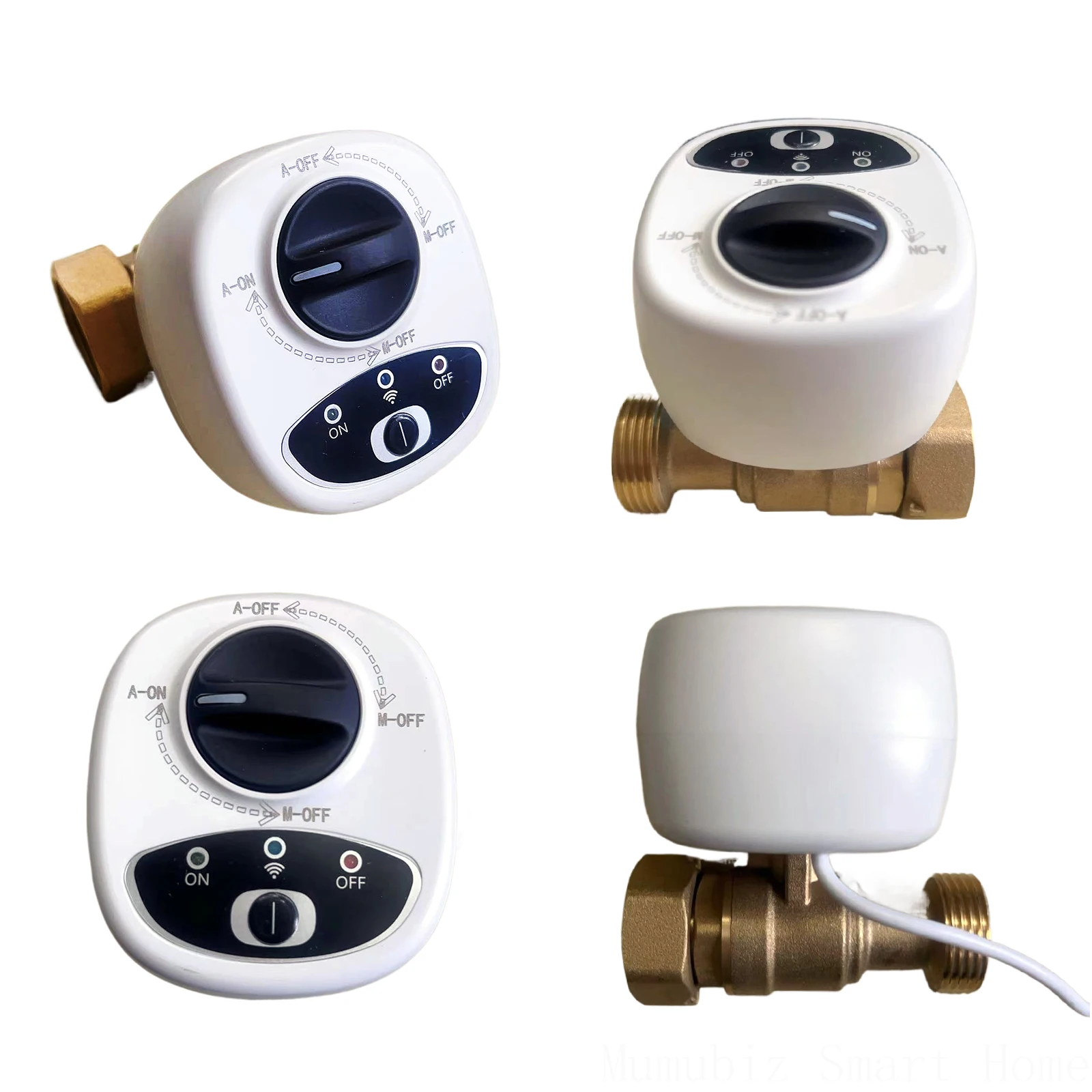 eWelink APP WiFi Smart Valve DN15 /DN20 /DN25 Smart Water / Gas Shutoff Automated Ball Valve Wireless Control Alexa Compatible