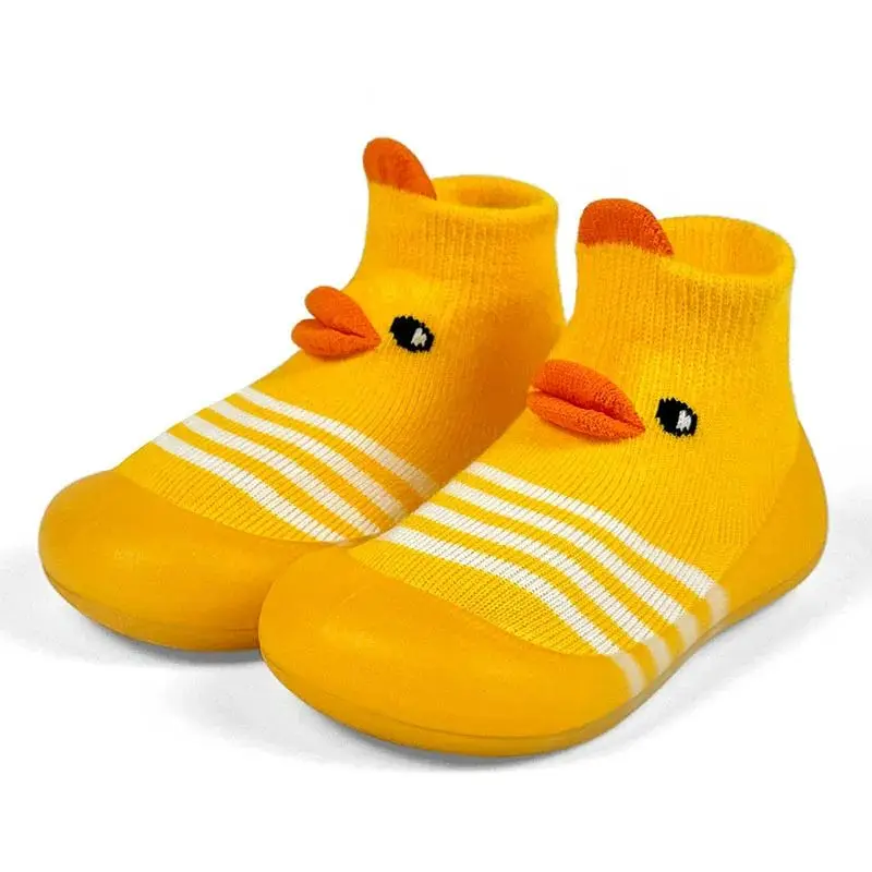 Baby Walking Socks Shoes Toddler Soft Rubber Sole Non-Skid Indoor Floor Slipper Infant Boys Girls First Walking Trainers Shoe 2