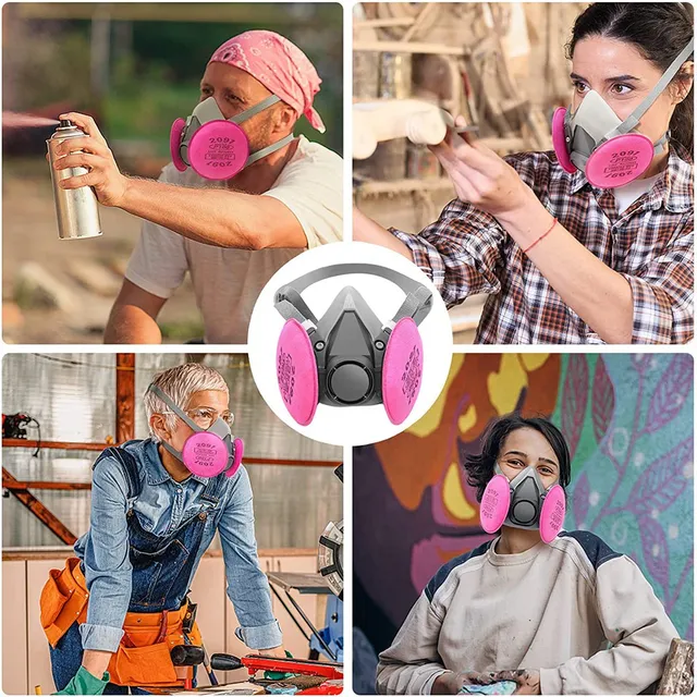 6Db 2097 Szűrők Légzőkészülékhez, Részecskeszűrő 6200, 6800, 7502, 6000, 7503 Az Epoxi Gyanta Légzőkészüléke - Image 2