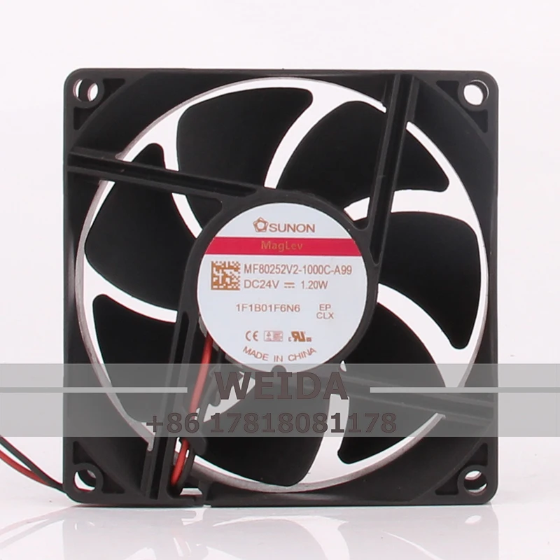 

Case Fan for SUNON MF80252V2-1000C-A99 80*80*25MM 24V 1.2W 8025 Inverter Cooling Fan