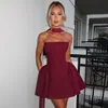 Avrilyaan Off Shoulder Backless Sexy A-line Dress Women 2025 Elegant Party Dress Strapless Bodycon Mini Summer Dress Vestidos