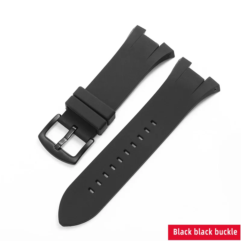 Correa de reloj de goma nueva de 31 x 14 mm para Armani Ax1803 1802 1050, resistente al agua y al sudor, accesorios de correa de reloj deportiva de goma para hombre