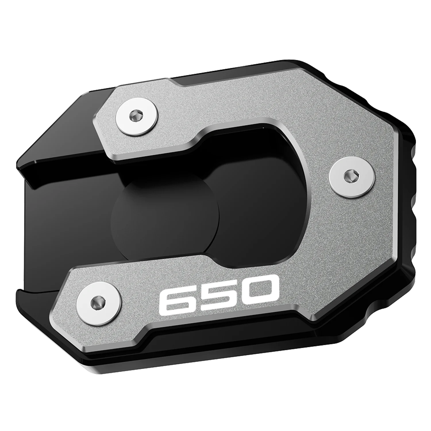 Motorcycle Kickstand Foot Side Stand Extension Pad Enlarger Plate CNC