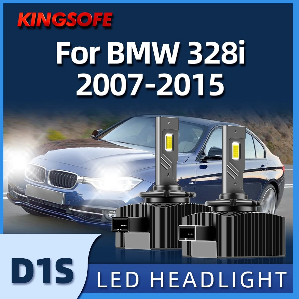 

2Pcs Car Light D1S Led Headlight 40000LM High Low Beam Bulbs For BMW 328i 2007 2008 2009 2010 2011 2012 2013 2014 2015