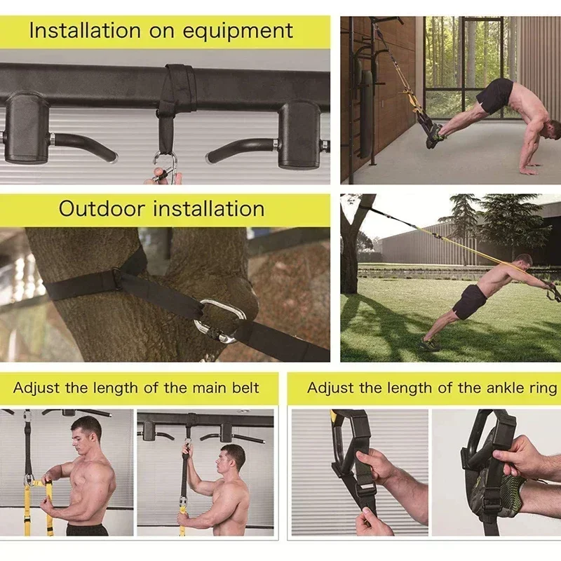 Adjustable Suspension Training Straps 5