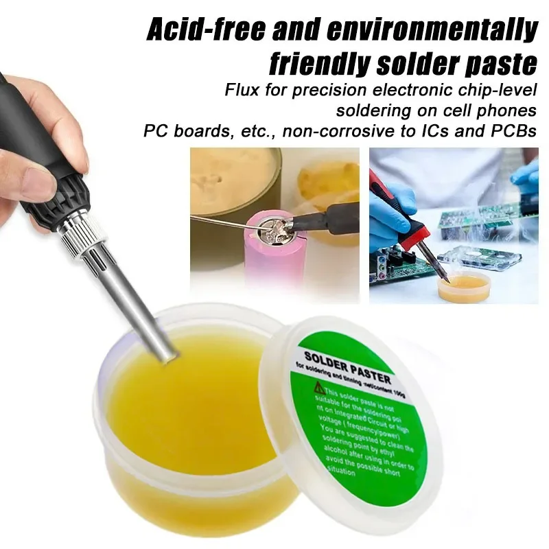 1/2/3PCS 10g Professional Welding Solder Paste 183 Degree Medium Temperature Flux No-Clean Rosin_voghion.com