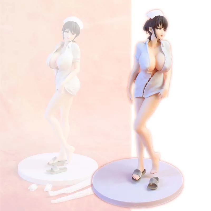 

Native Beautiful Girl Series Asami Akabane Nurse Outfit Standing PVC Figure Anime Sexy Collection Model Doll Toy Desk Ornament