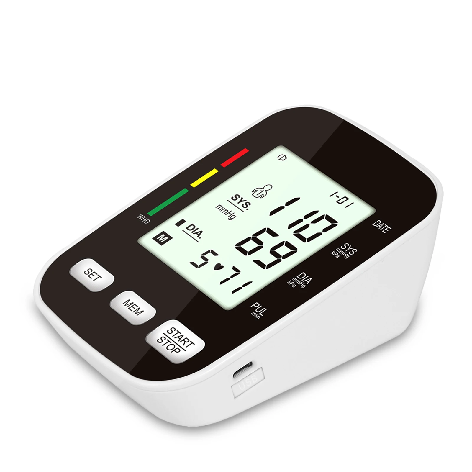 Fully automatic electronic blood pressure monitor, hypertension measuring instrument, medical high-precision arm type