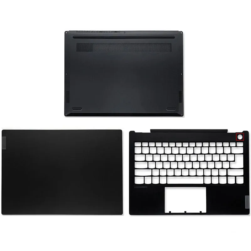 

Новинка для ноутбука Lenovo Thinkbook 13S 13S-IWL, Черная задняя крышка для ноутбука с отверстием для отпечатков пальцев
